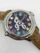 Replica Swiss Fendi Watch Colored diamonds Brown Leather  (4)_th.jpg